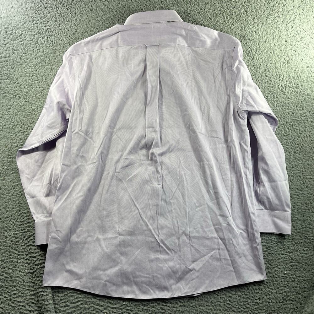 Roundtree Yorke Gold Label Shirt Mens 16.5 34 NWT Non Iron Cotton Dobby Dress - Picture 8 of 9